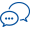 Icon of speech bubbles