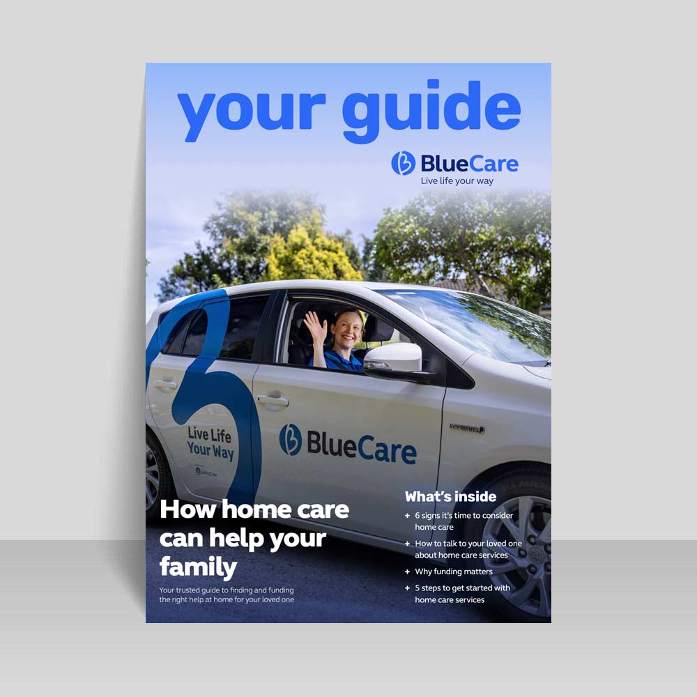 A copy of the BlueCare Home Care guide