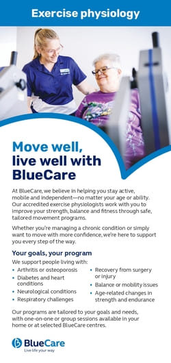 Exercise physiology flyer