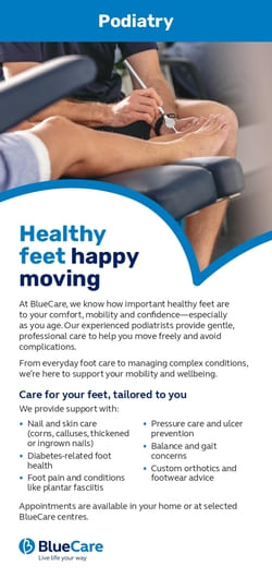 Podiatry flyer