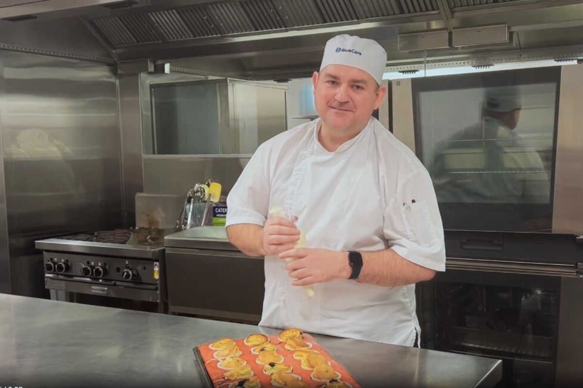 Andrew the chef at Sunrise Beach Aged Care