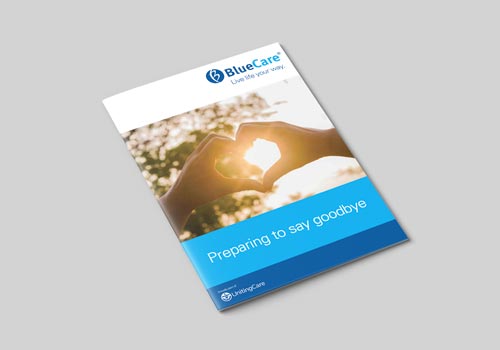 Blue Care's Preparing to say goodbye booklet