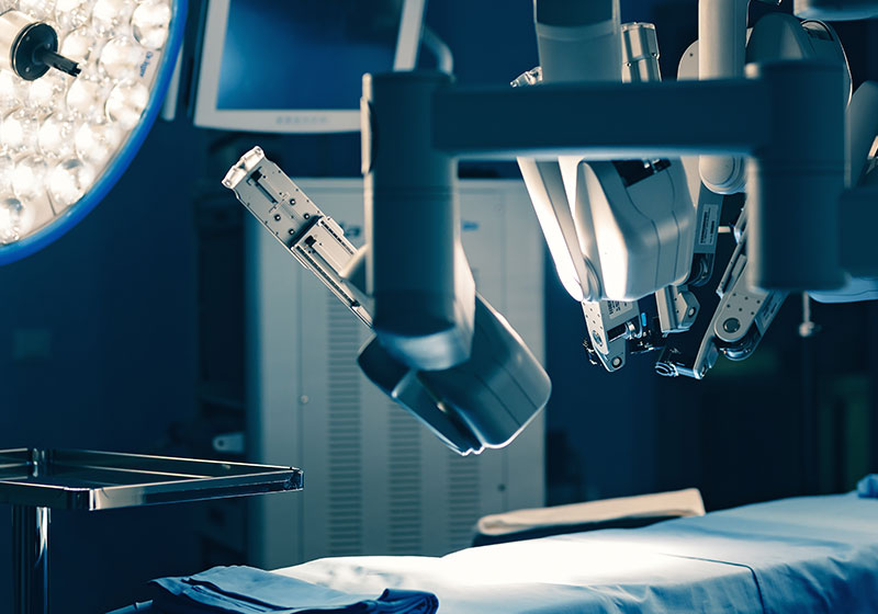 high tech operating theatre