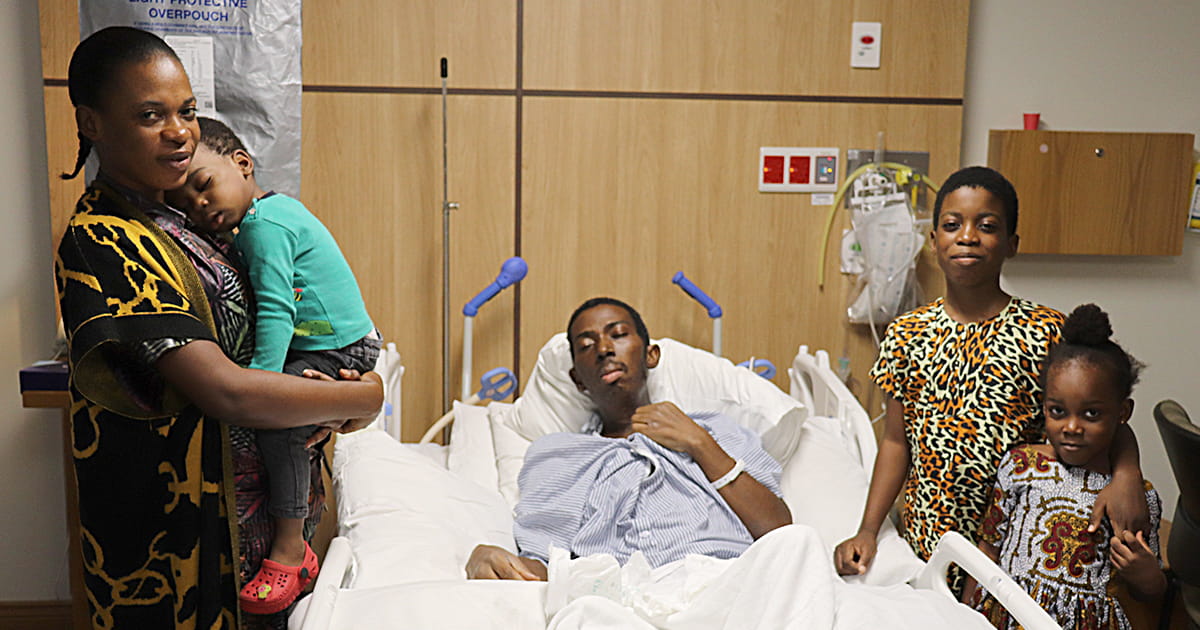 Terminal Cancer Patient Samson Olorunfemi's Final Days with Family