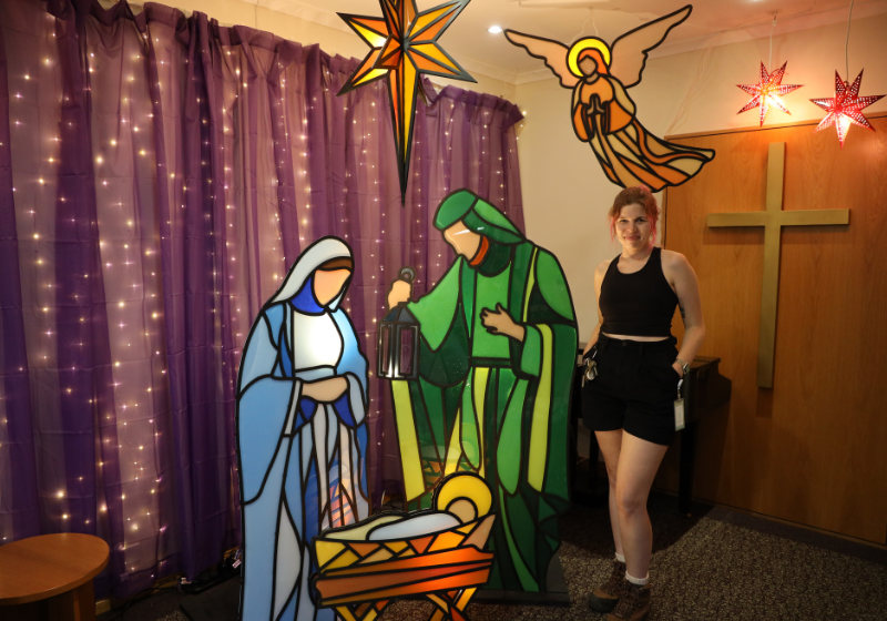 The Wesley Nativity scene 